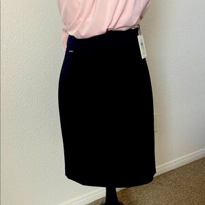 Calvin Klein Classic Black Pencil Skirt